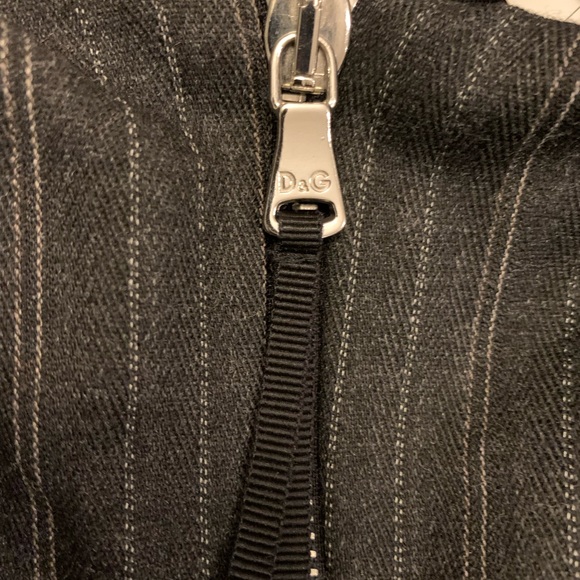 Dolce & Gabbana size 40 aka 4 strapless pinstripe dress built in bustier - Picture 10 of 16